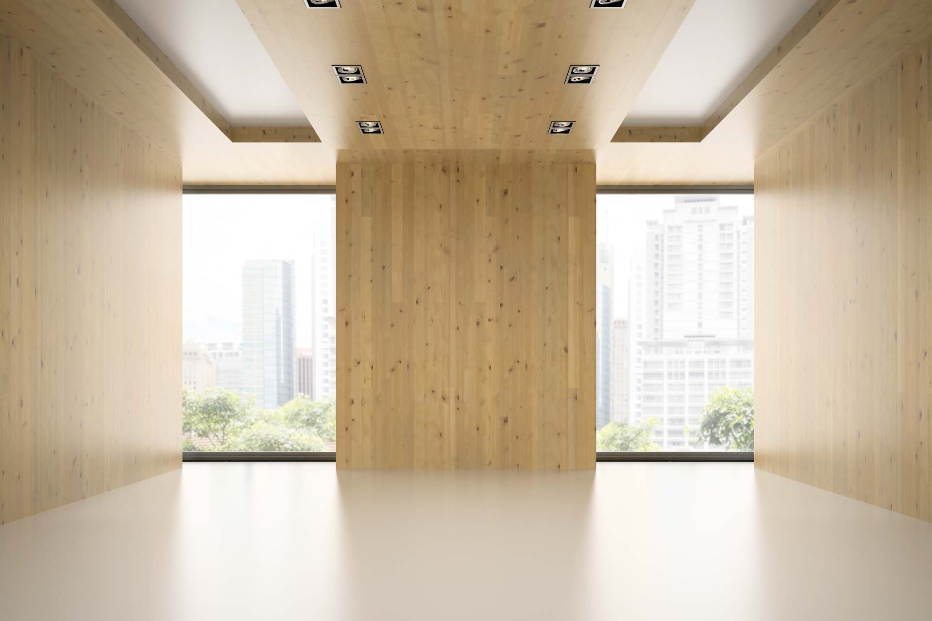 Moderne Wohnung mit Akzentwand