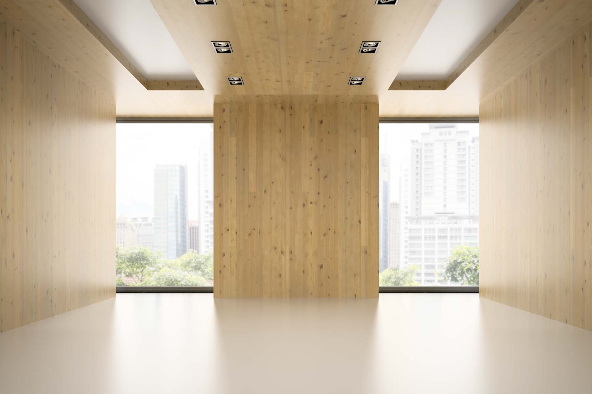 Moderne Wohnung mit Akzentwand